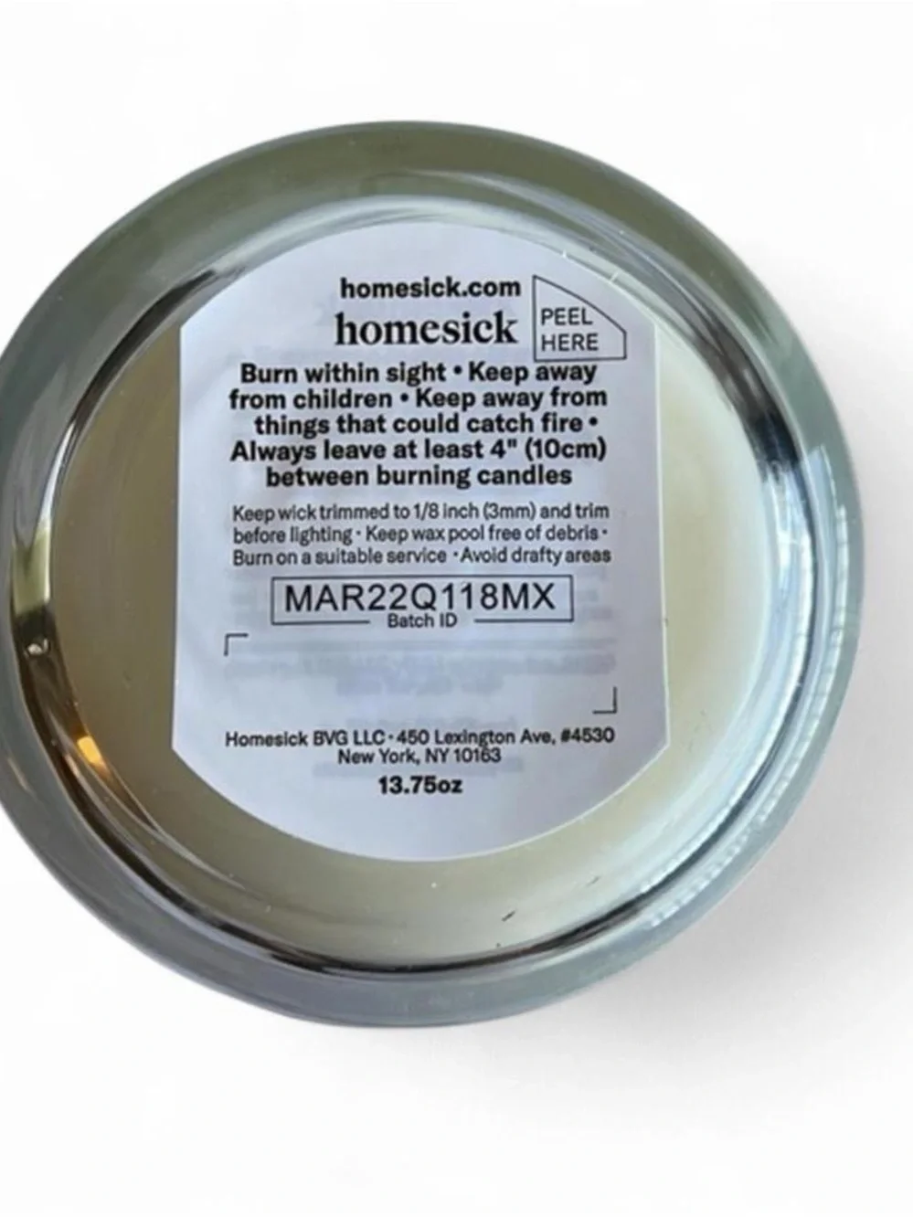NIB Let’s Toast Homesick Scented Candle